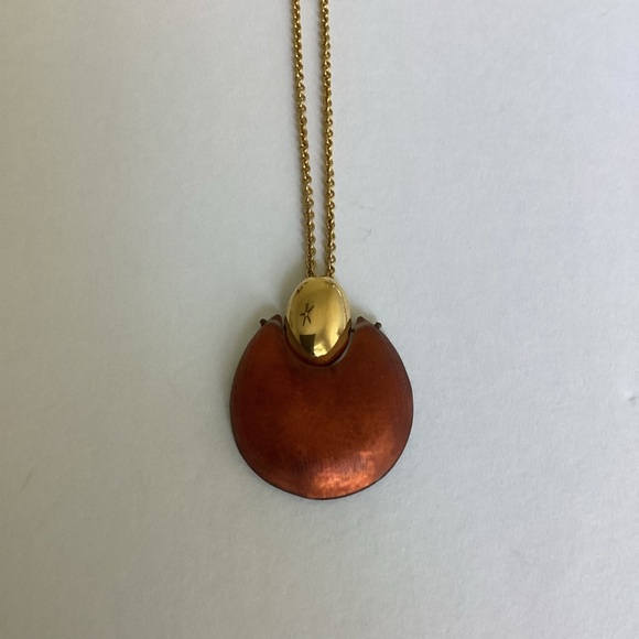 Alexis Bittar Pendant Necklace Gold Chain - Picture 2 of 16